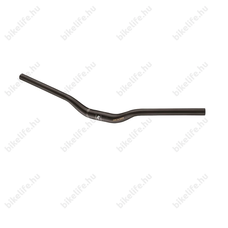 Zoom hajlított kormány fekete 31,8mm befogó 650mm hossz 45mm emelkedés