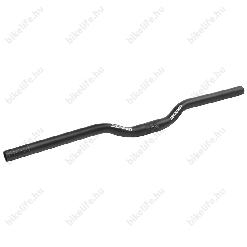 Hajlított kormány Zoom matt fekete 30mm emelkedésű 620mm hosszú