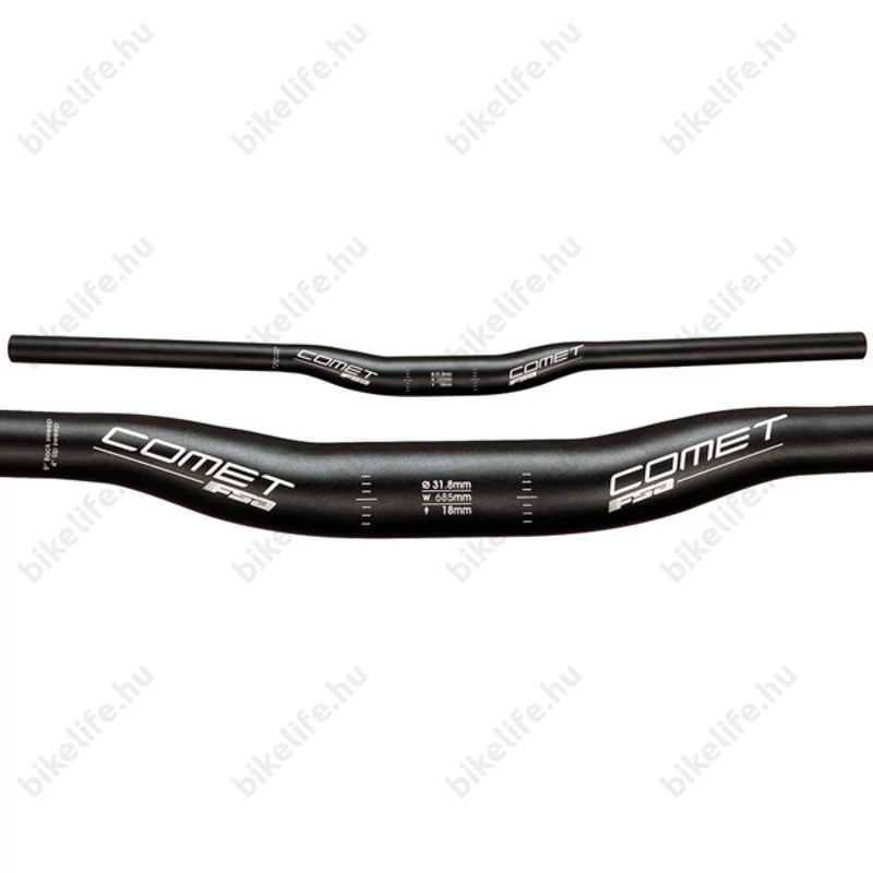 FSA Comet Rizer kormány 740mm széles, 20mm emelkedésű, 31,8mm befogójú