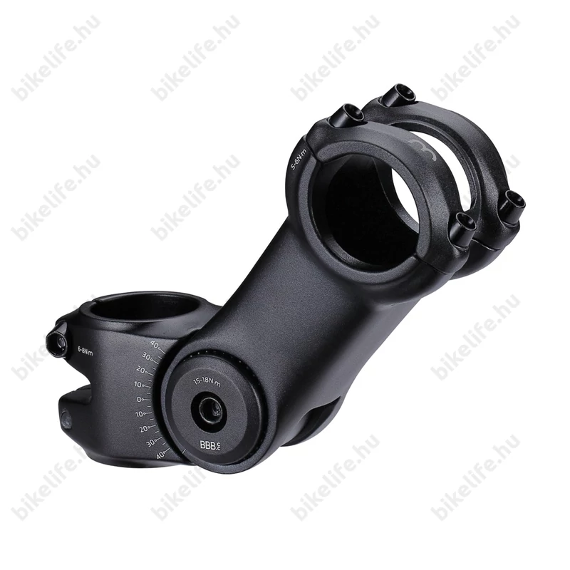 BBB BHS-29 HighSix AH kormányszár 110mm hosszú, állítható szögű, 31,8mm befogó, fekete