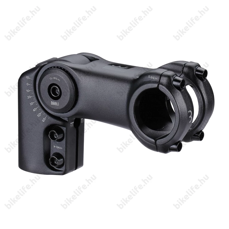 BBB BHS-35 HighFix AH kormányszár 80mmhosszú, állítható szögű, 31,8mm befogó, fekete