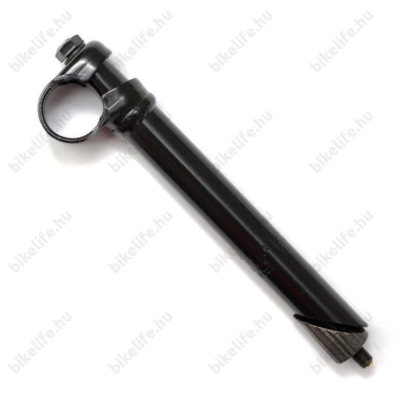 Hagyományos diós kormányszár vagy stucni kontrás biciklikhez átmérő 22,2mm hossz 200mm fekete