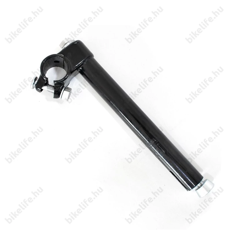 Hagyományos kormányszár kontrás kerékpárokhoz átmérő 22,2mm hossz 150mm fekete