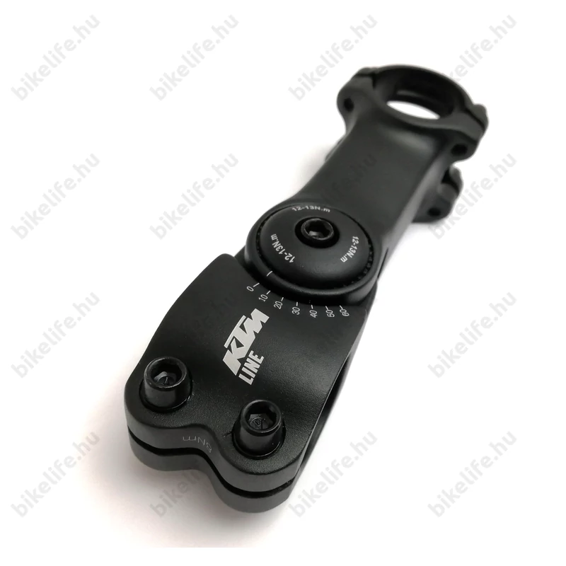 KTM állítható kormányszár 31,8-as befogó, 110mm előrenyúlás, fekete