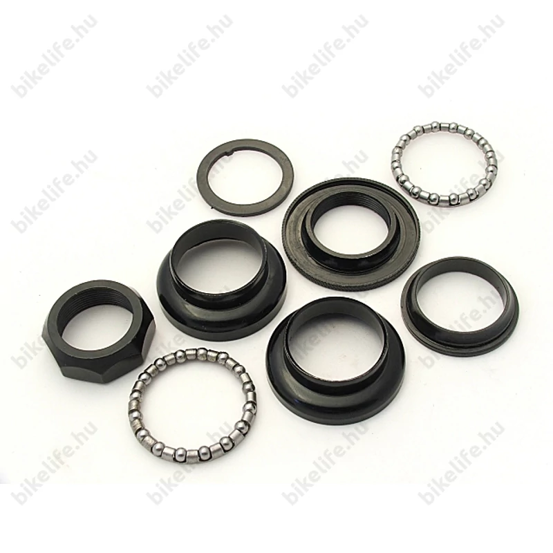 Kormánycsapágy menetes Neuzer 22,2mm acél fekete vagy króm