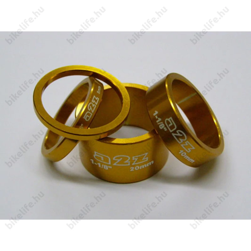 Kormánycsapágy alkatrész AH gyűrű A2Z arany 3-5-10-15mm