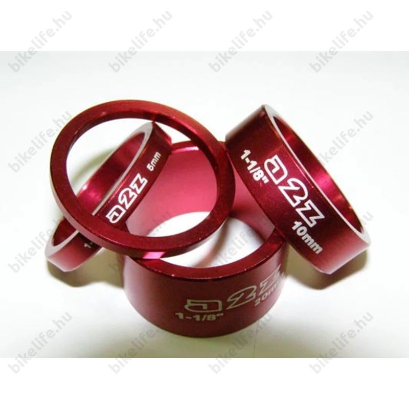 Kormánycsapágy alkatrész AH gyűrű A2Z piros 3-5-10-15mm