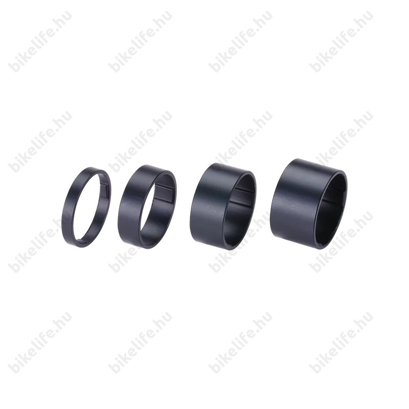 BBB BHP-36 LightSpace A-Head gyűrű 4db-os szett 5/10/15/20mm matt fekete
