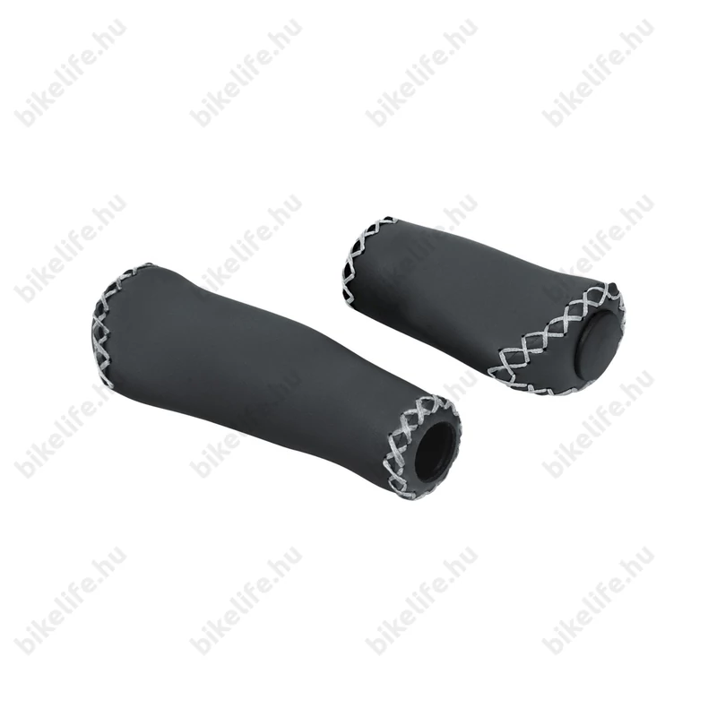 Kellys KLS Hollandgrip ergonómikus markolat agyváltóhoz varrott műbőr fekete 92/135mm