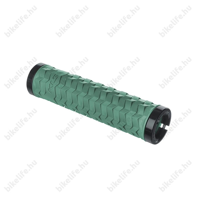 Kellys KLS Poison csavaros markolat, dupla bilincses, 135mm, emerald green