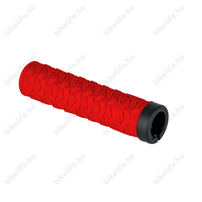 Kellys KLS Poison csavaros markolat, szimpla bilincses, 135mm, candy red