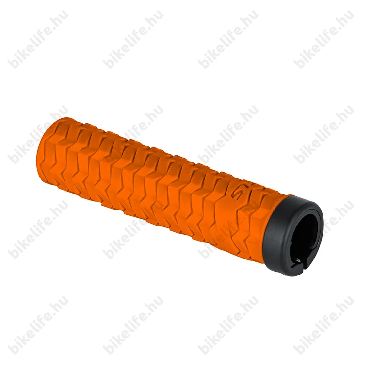 Kellys KLS Poison csavaros markolat, szimpla bilincses, 135mm, tiger orange