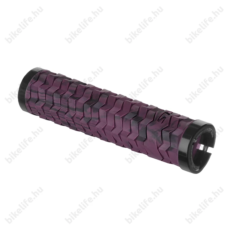 Kellys KLS Poison csavaros markolat, dupla bilincses, 135mm, dark violet/black