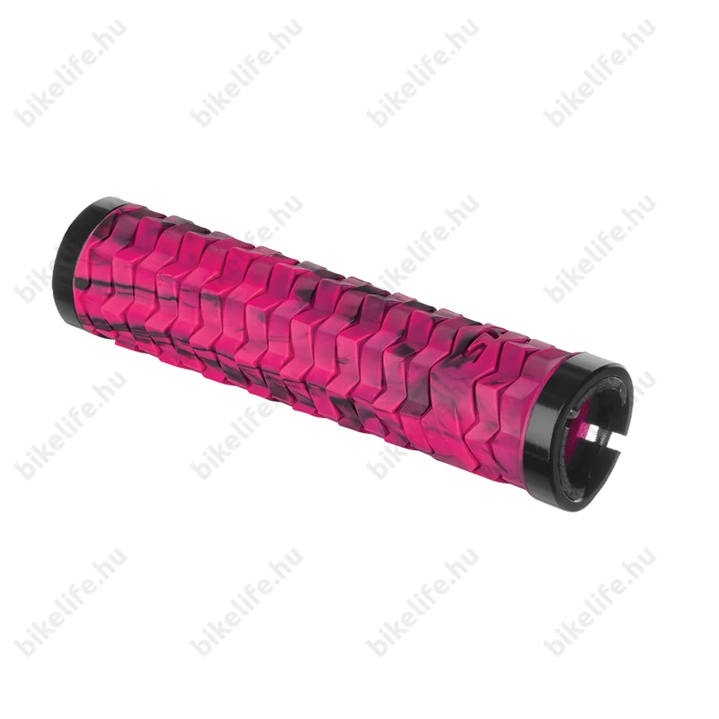 Kellys KLS Poison csavaros markolat, dupla bilincses, 135mm, pink/black
