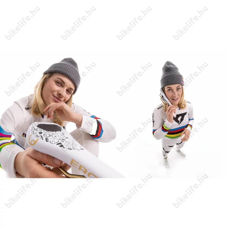 Ergon GDH TEAM Vali Höll Edition bilincses markolat, DH/Gravity felhasználásra, fehér