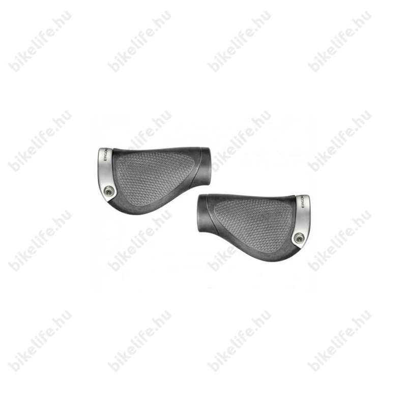 Ergon GP1-L GripShift ergonomikus markolat, bilincses, szarv nélkül, markolatváltóhoz, 95mm széles, fekete/szürke