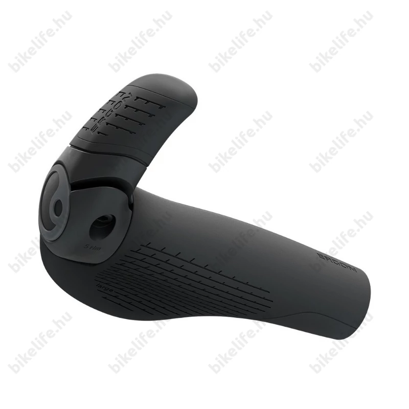 Ergon GP2-S Evo ergonomikus markolat, bilincses, kis szarvval, fekete/szürke