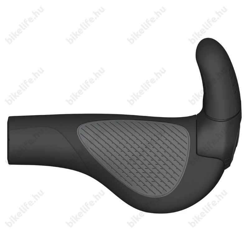 Ergon GP2-S Evo ergonomikus markolat, bilincses, kis szarvval, fekete/szürke