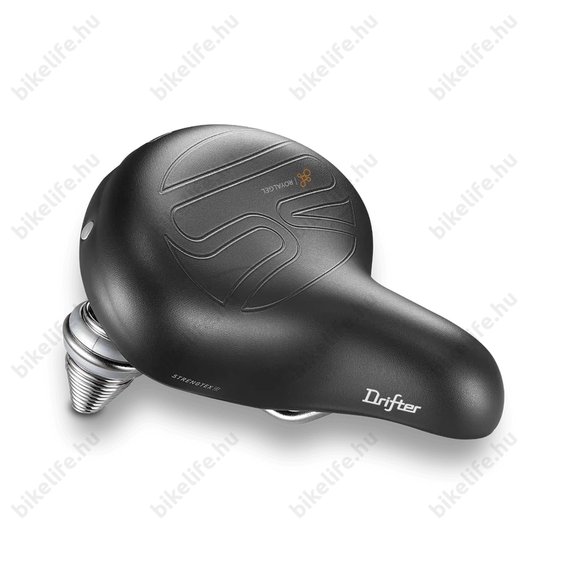 Selle Royal Drifter Cruiser unisex komfort nyereg RoyalGel töltés, fekete