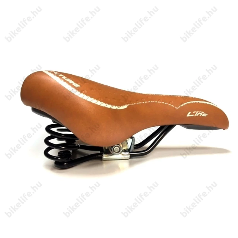 Selle Montegrappa férfi anatómiájú komfort nyereg rugós, barna