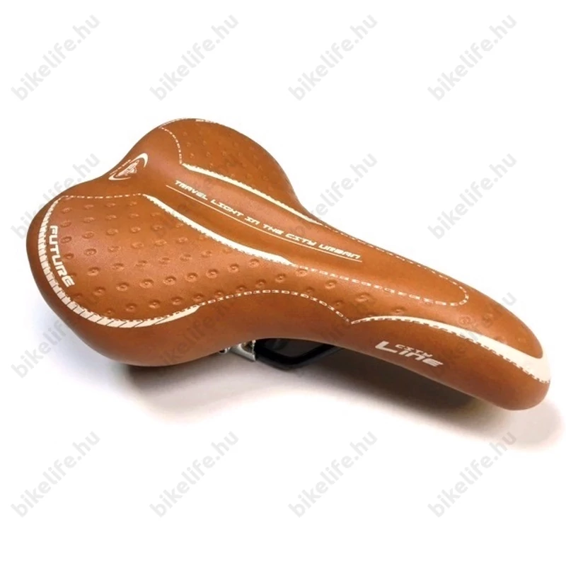 Selle Montegrappa férfi anatómiájú komfort nyereg rugós, barna