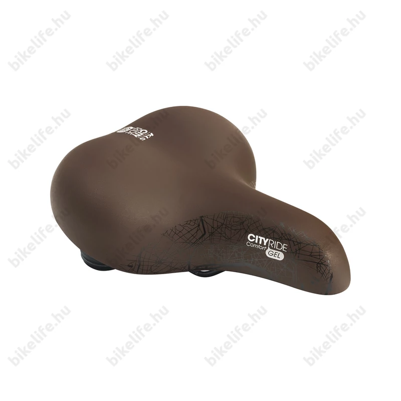 Kellys Cityride Gel City Comfort Black nyereg 260x225mm, barna