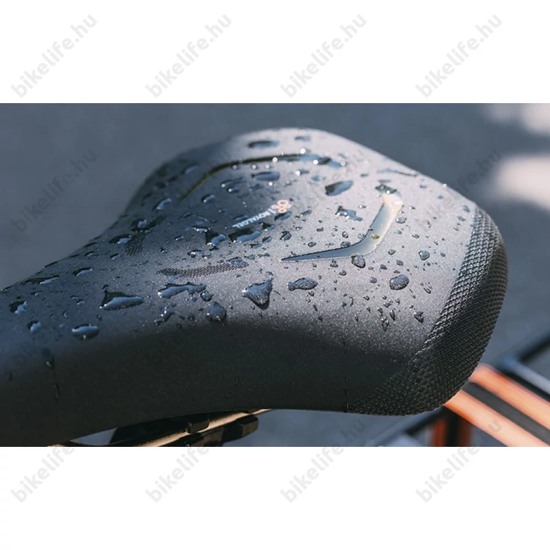 Selle Royal Lookin Moderate női komfort nyereg 3D Skingel 52A6DR0 60°-os hátszög + Cateye villogóval