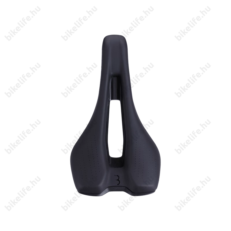 BBB BSD-156 Echelon Comfort unisex sport nyereg anatómiai nyílással, 145 mm széles, lightfoam, Crmo pálcák, fekete