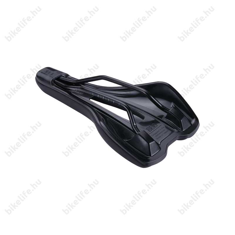 BBB BSD-158 Echelon Comfort unisex sport nyereg anatómiai nyílással, 165 mm széles, lightfoam, Crmo pálcák, fekete