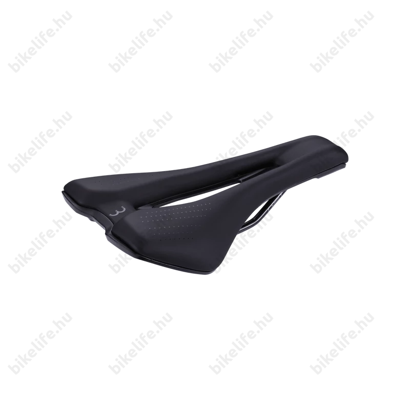 BBB BSD-158 Echelon Comfort unisex sport nyereg anatómiai nyílással, 165 mm széles, lightfoam, Crmo pálcák, fekete