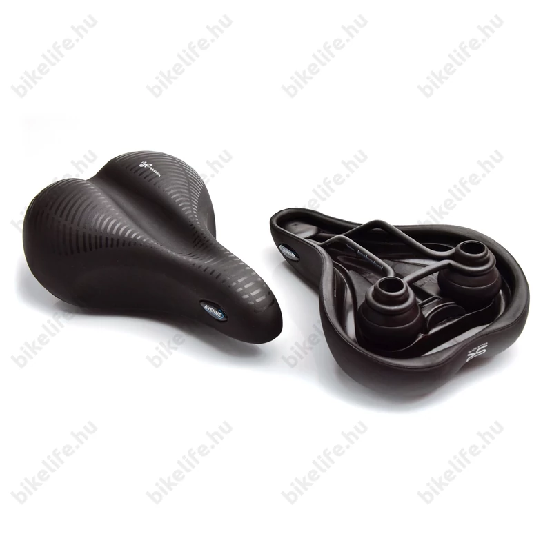 Selle Royal Avenue Moderate női anatómiájú komfort nyereg Royalgel töltéssel, fekete