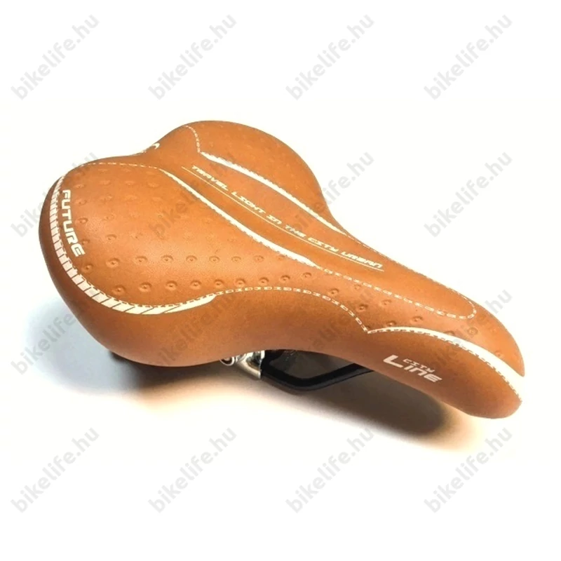 Selle Montegrappa női anatómiájú komfort nyereg rugós, barna