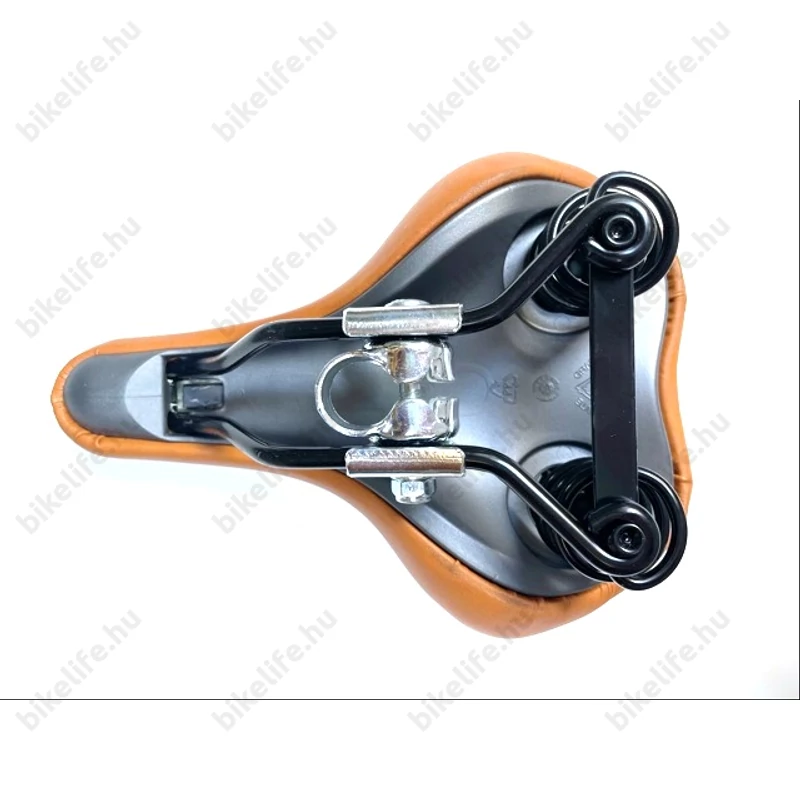 Selle Montegrappa női anatómiájú komfort nyereg rugós, barna