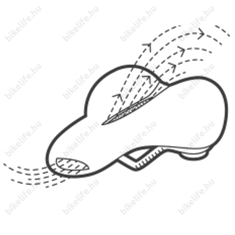 Selle Royal Respiro Relax prémium unisex komfort nyereg légcsatornás