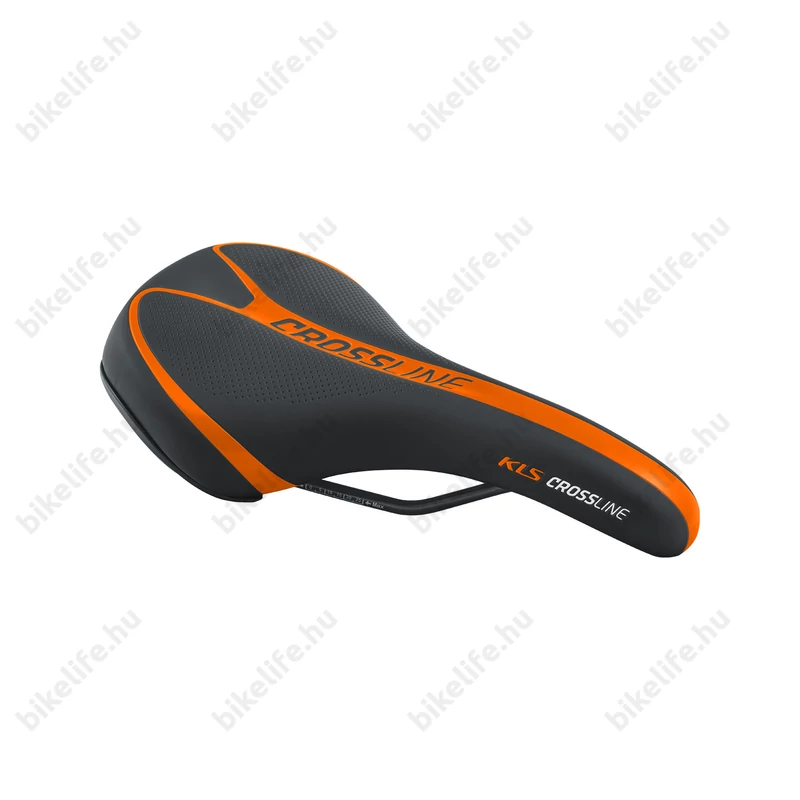 Kellys Crossline unisex sport nyereg, fekete/narancs