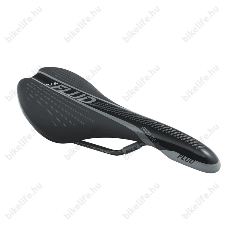Kellys KLS Fluo sport nyereg fekete/szürke 270x125 mm 282 gramm