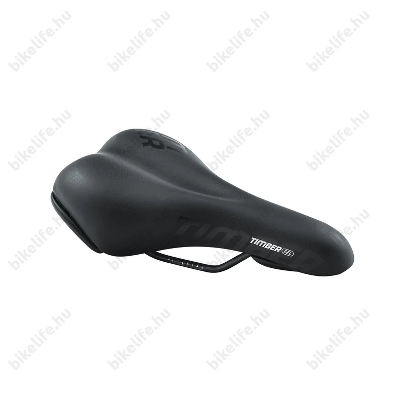 Kellys KLS Timber GEL komfort/szabadidő trekking nyereg 274x163mm, fekete