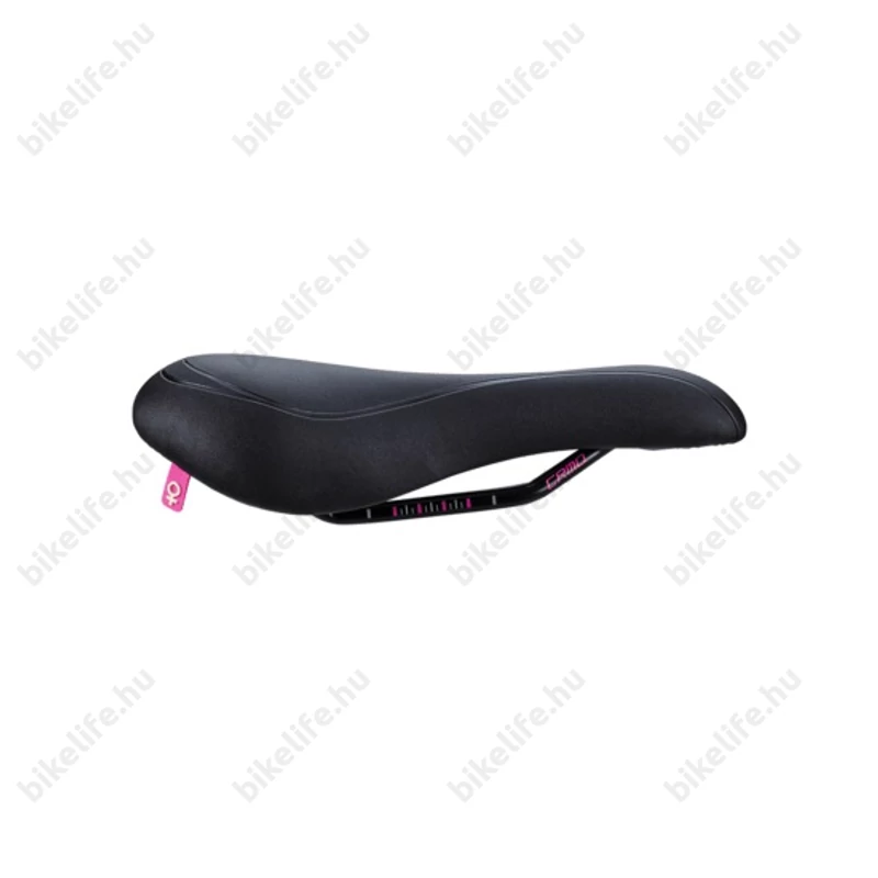 BBB BSD-67 LadySport sport nyereg női anatómiájú, mikroszálas felsőrész, CrMo pálca, fekete