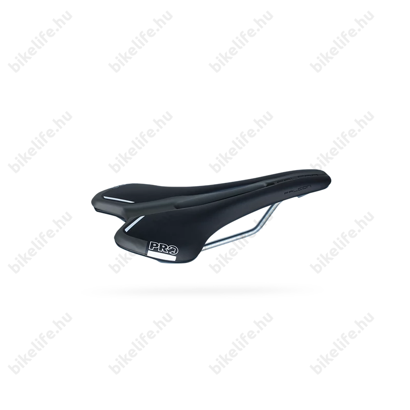 Pro Falcon sport kerékpár nyereg mozgékony bringásoknak 142mm széles crmo pálcával anatómiai nyílással