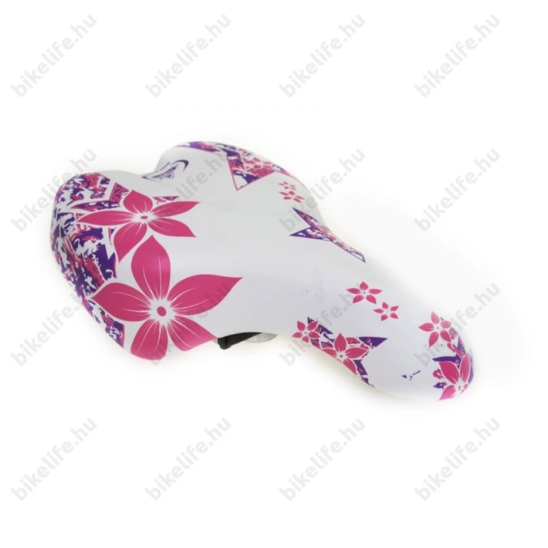 Monte Grappa gyerek nyereg lány, fehér/pink 14-16-18-as kerékpárokra alkalmas