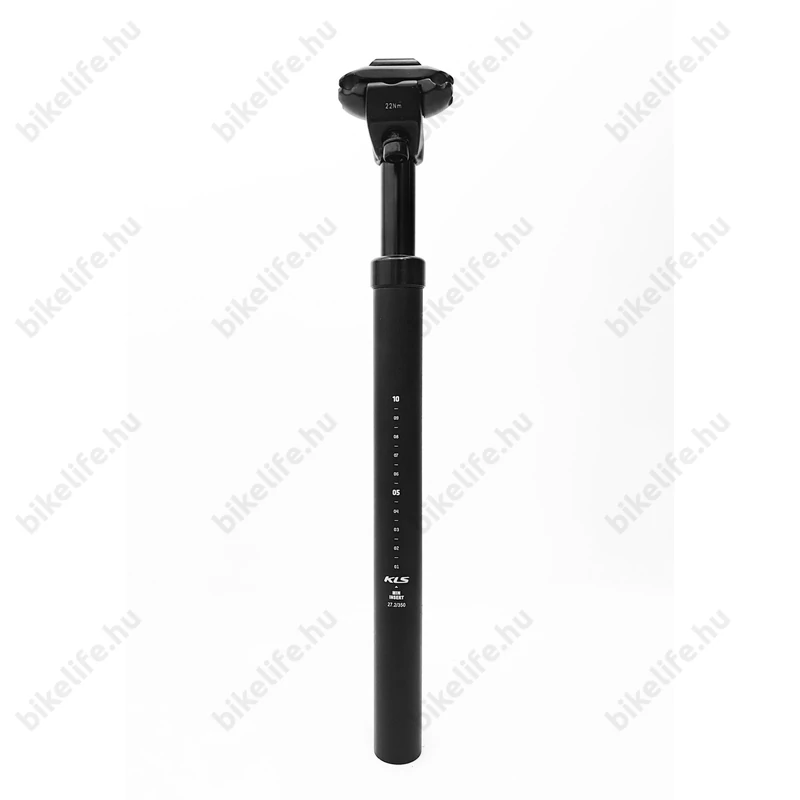 Nyeregcső 27,2 Kellys KLS CRX/URB 70 S 350mm rugós, 120kg-ig terhelhető, fekete