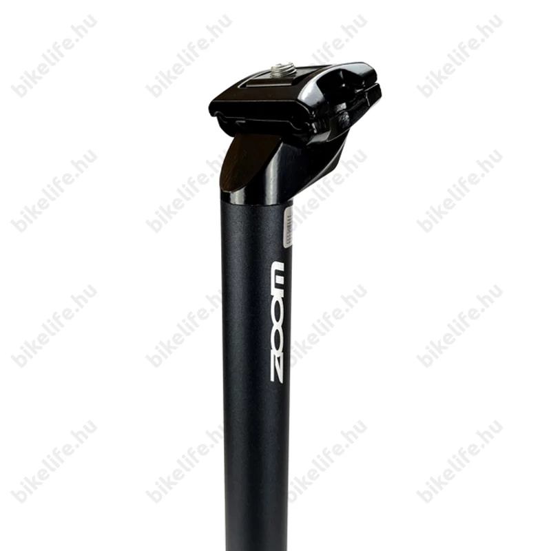 Nyeregcső 25,4 Zoom alumínium 400mm fekete