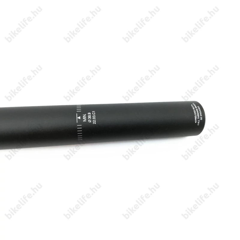 KTM rugós nyeregcső 30,9mm 350mm hossz, fekete, 40mm út, 150kg-ig terhelhető