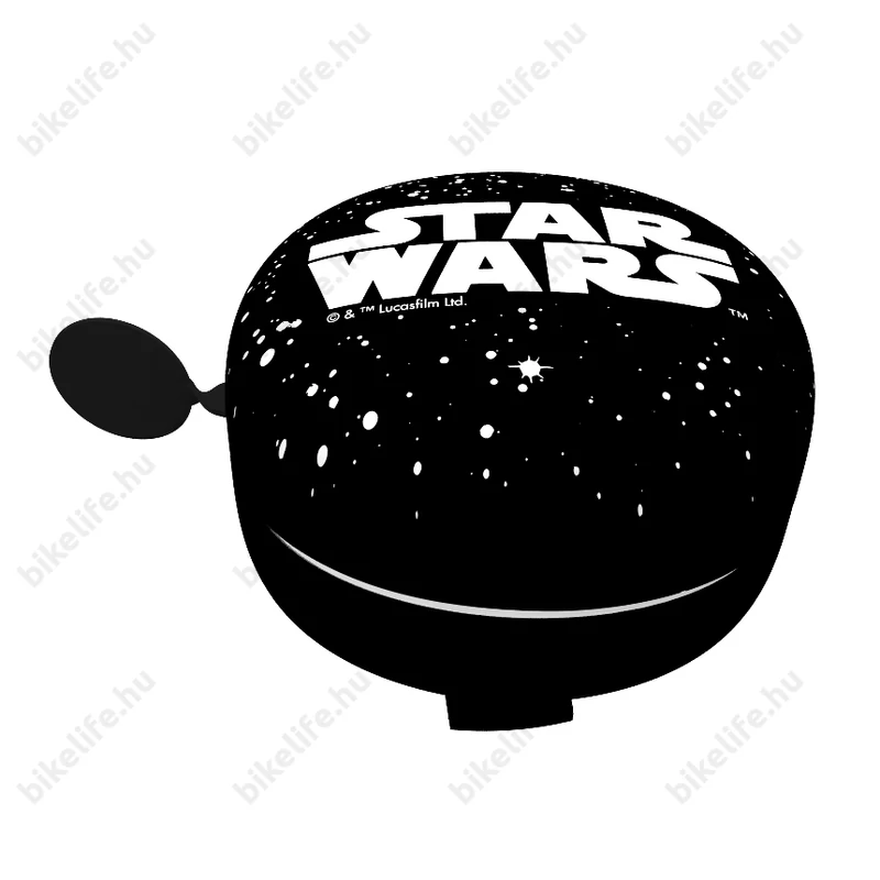 Disney Star Wars csengő ding-dong hangzással fekete 60 mm