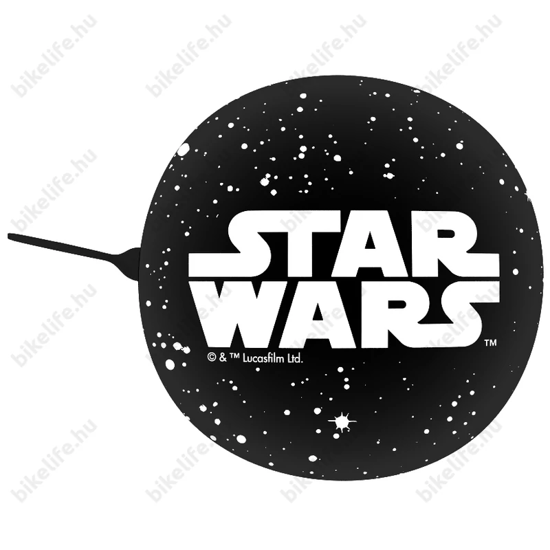 Disney Star Wars csengő ding-dong hangzással fekete 60 mm