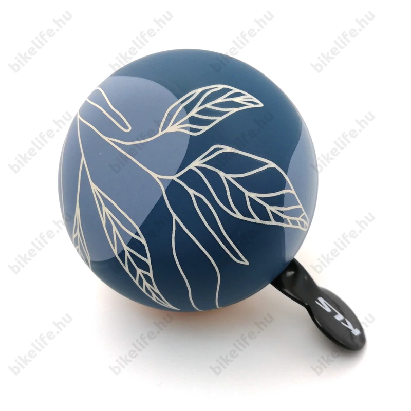 Csengő Kellys Bell 80 fehér színes pöttyös 8 cm-es átmérő fém