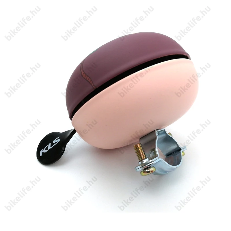 Csengő Kellys Bell 80 virágos barack-lila 8 cm-es átmérő fém