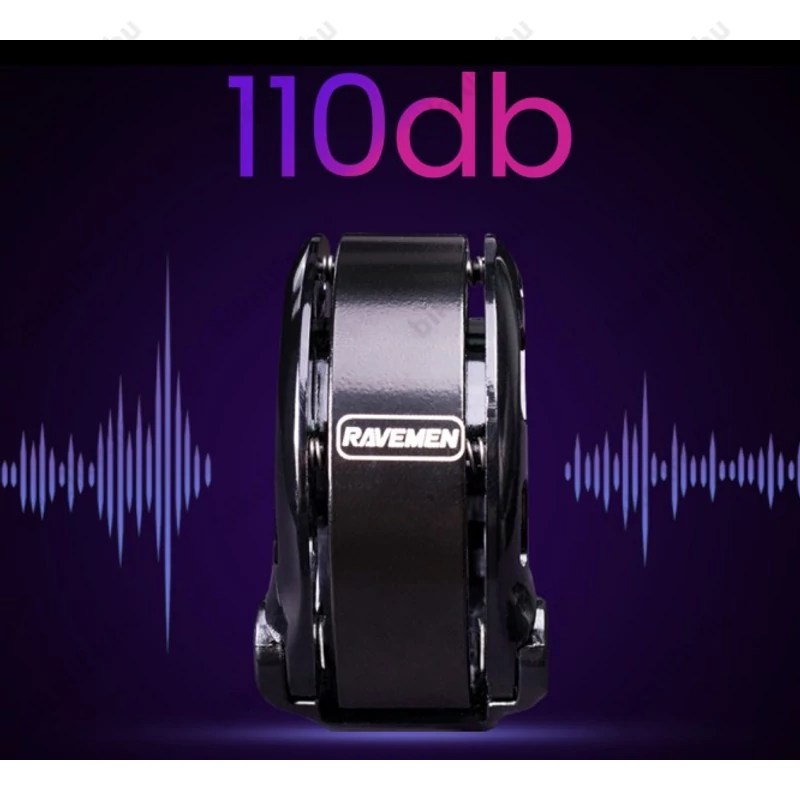 Ravemen Q1 csengő minden kormányátmérőhöz, 110dB hangerő