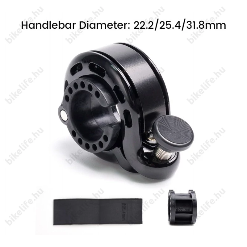 Ravemen Q2 csengő minden kormányátmérőhöz, 100dB hangerő, AirTag kompatibilitás