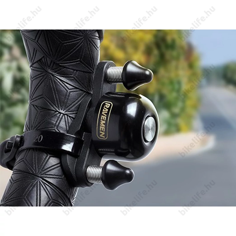 Ravemen Q3 csengő országúti kerékpárokhoz, 100dB hangerő
